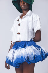 Ndaham Patched Linen top